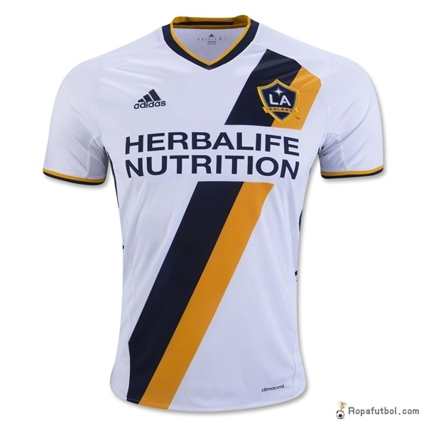 Camiseta Los Angeles Galaxy Replica Primera Ropa 2016/17 Blanco